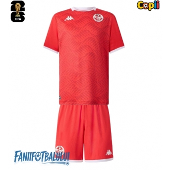 Tunisia Echipament de Fotbal Replică Mondial 2026 Copii Acasa (+ Șorturi)